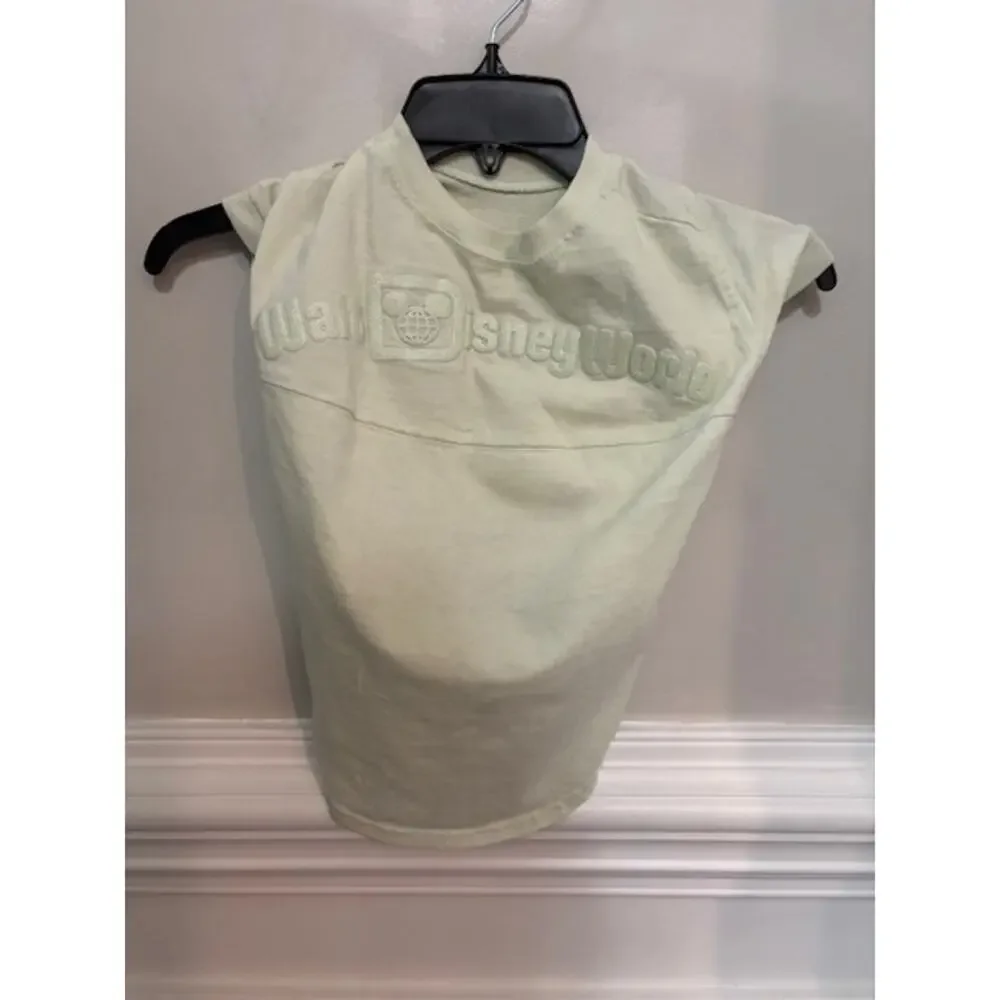 Disney Tails Walt Disney World WDW Mint Green Large Spirit Jersey Shirt Dog Pets